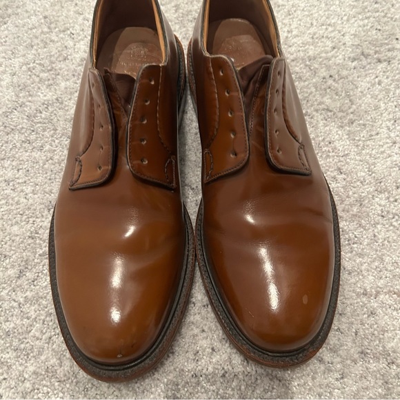 CHURCH’s “Shannon 2 Wr” Calfskin Derby Lace-Ups in Sandalwood Oxford Shoes 7.5 F - Picture 5 of 16